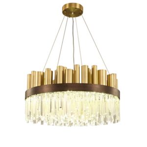 XYGUOXINGYY Nordic Minimalist Modern Art Luxury Chandelier Neo-Classical Crystal Round 80A, Good Light Transmission Long Life