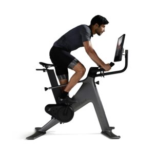 Speediance VeloNix Exercise Bike, Smart AI Fitness Bike with Personalized Fitness Courses & Online Cycling Coaching, 21.5" Screen, Solid Design, Low-Noise Cycling Bike, Stationary Bikes for Indoor Gym