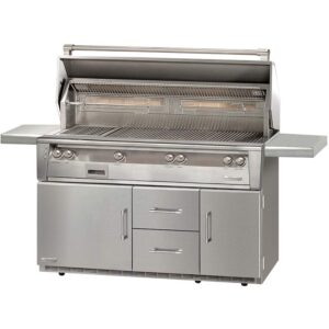Alfresco ALXE-56BFGR-LPNG 56" Standard Grill Natural Gas On Refrigerated Base in Stainless