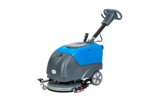 TORDXICS Commercial Floor Scrubber Machine with brushes， 15" Brush 8 Gal Foldable and Portable Scrubber Walk-Behind cleaning machine ，180 Degree Rotation，floor scrubbing, floor cleaner machine