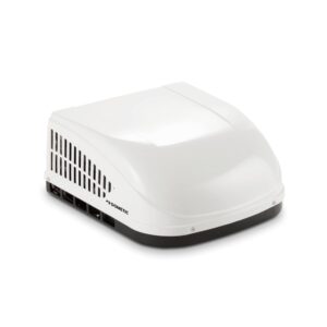 DOMETIC 9105304480 Brisk II Evolution Air Conditioner with Heat Pump - 15K BTU, Standard Profile Rooftop Heat Pump, Ducted or Non-Ducted Application, Polar White
