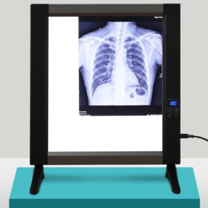 Rusopobe X-ray Viewer Film Illuminator Light Box, Professional X-Ray LED Panel Screen Adjustable Brightness Lab Equipment, 0-100% Adjustable Brightness, No Shadows