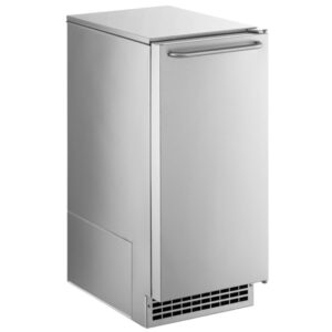 Scotsman CU50GA Undercounter Ice Maker, Gourmet Cube, Air Cooled, Gravity Drain with Cord, 115V/60/1-ph, 14.4 Amp (15 Amp Circuit Required), 14.9" Width x 22" Diameter x 34.4" Height