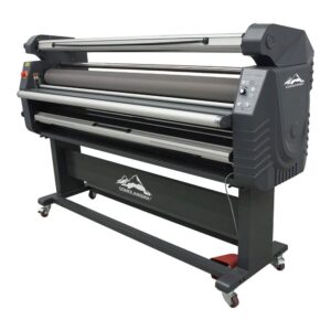 67in Wide Format Large Laminator Machine Full-auto Roll-to-Roll Electric Type Cold Laminator with Heat Assisted