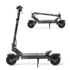 Ausom DT2 Pro 1100Wx2 Electric Scooter for Adults, 42 Mph Top Speed, 71 Miles Max Range, Anti-Lock Braking and Dual Hydraulic Disc Brakes, All-Round Lighting System, Folding Off Road E Scooter