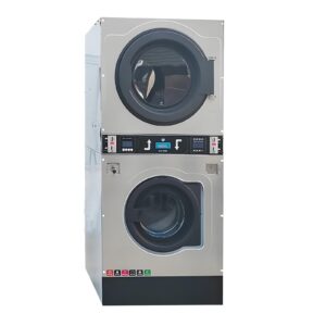 HayWHNKN Commercial Coin Operated Washer Dryer 26.4LBS Coin Type Compact Laundry Washing Drying Combo Machine for Hotel, Laundromat 220V 1PH