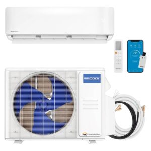 MRCOOL DIY-12-HP-WM-115D25O 12,000 BTU 23.5 SEER2 Ductless Mini-Split DIY 5th gen Energy Star, White