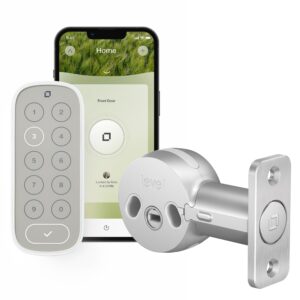 Level Bolt Smart Deadbolt with Keypad - Make Your Lock Smart & Keep Your Existing Hardware and Keys - Keyless Entry via Level App (iOS & Android) - Works with Apple Home