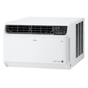 LG 14,000 BTU DUAL Inverter Smart Window Air Conditioner, 115V, Cools 700 Sq. Ft. for Bedroom, Living Room, Apartment, Quiet Operation, ENERGY STAR, works with LG ThinQ, Amazon Alexa and Hey Google