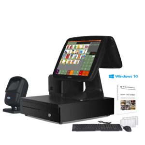 (Ship from USA) Smart POS System Cash Register for Small Business,Retailer,Supermarket,Grocery,Convenience SET04