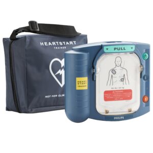 Philips HeartStart Home and OnSite AED Defibrillator Trainer with Zippered Carry Case, for Training Purposes Only, M5085A