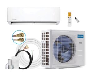 MRCOOL DIY-18-HP-WM-230D25O 18,000 BTU 22.5 SEER2 Ductless Mini-Split DIY 5th gen Energy Star, White