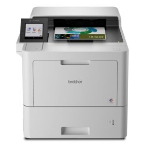 Brother HL‐L9410CDN Enterprise Color Laser Printer with Fast Printing, Large Paper Capacity, and Advanced Security Features, White