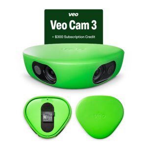 Veo Cam 3 – 1080HD Sports Camera with AI Auto-Tracking, Portable Design, Long Battery Life, and Cloud Storage – Includes $300 Subscription Credit – Perfect for Coaches, Teams, and Sports Enthusiasts