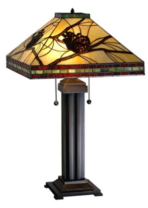 Meyda Tiffany 67852 Lighting, 24" H, Bronze/Dark