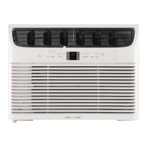 Frigidaire 12,000 BTU Window Air Conditioner with Remote Control, Cools Up to 550 Sq. Ft., Quiet Operation, Eco Mode, 3 Fan Speeds, Auto Restart, White