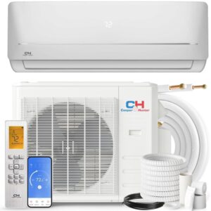 Cooper & Hunter 24,000 BTU, 230V, 17 SEER Ductless Mini Split AC/Heating System Pre-Charged Inverter Heat Pump with 16ft Installation Kit