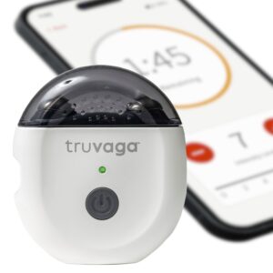 Truvaga™ Vagus Nerve Stimulator, Truvaga Plus, Made in The USA – Experience Stress Relief, Better Sleep, Calm, and Focus with Drug-Free, 2-Minute Sessions
