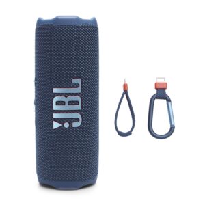 JBL Flip 7 - Portable Waterproof and Drop-Proof Speaker, Bold Pro Sound with AI Sound Boost, 16Hrs of Playtime, and PushLock System with Interchangeable Accessories (Blue)