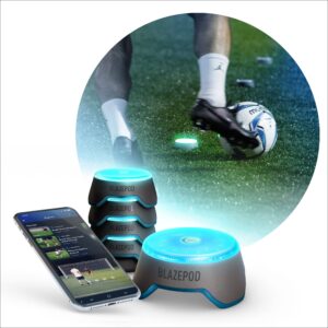 BlazePod Reaction Training Platform Improves Reaction Time and Agility for Athletes, Trainers, Coaches, Physical & Neurological Therapists, Fitness Trainers, Physical Educators(4 Pods + Membership)