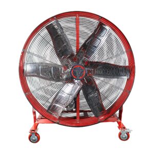 Super Duty Fans - SD5VFF 110V - 1.5 HP Industrial Fan - Krupp Stainless Steel Blades - Shrouded and Guarded For Safety - Simple Self Installation - Made in Texas, 59-Inch Diameter