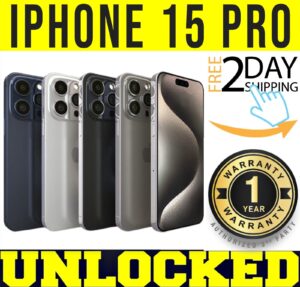 APPLE IPHONE 15 PRO 128GB 256GB (FACTORY UNLOCKED) ✅ NEVER ACTIVATED ✅ ❖SEALED❖