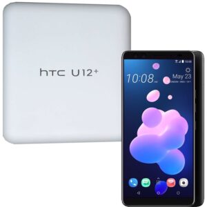 HTC U12+ Plus 4G Ceramic Black 64GB + 6GB Dual-SIM Factory Unlocked GSM NEW