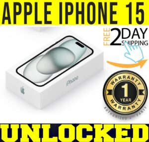 APPLE IPHONE 15 - 256GB BLACK (FACTORY UNLOCKED) ✅NEVER ACTIVATED✅ ❖SEALED❖
