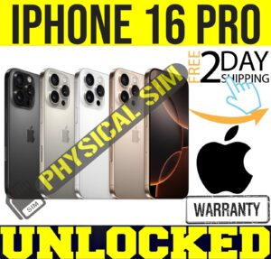 APPLE IPHONE 16 PRO 128GB 256GB (FACTORY UNLOCKED) ✅ PHYSICAL SIM TRAY ✅❖SEALED❖