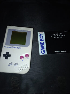 Nintendo Game Boy Launch Edition Gray With 6 Games & Carry bag