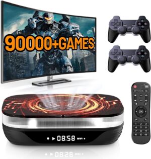 Kinhank Super Console X4 Plus Retro Video Game Console with 90000+Games