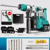 Cordless Electric Rotary Hammer Impact Drill Multi -function Electric Pick Tool