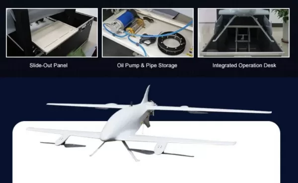VTOL Fixed Wing UAV Long Range Distance 8Kg Cargo Delivery Drone 10H Flight Time