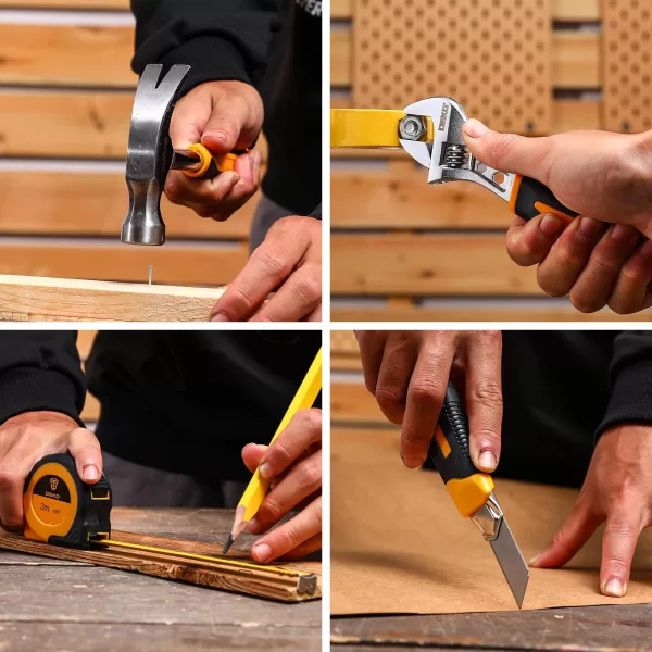 Cordless Drill Tool Kit Set: 20V Power Drill Tool Box with Battery Electric Dril