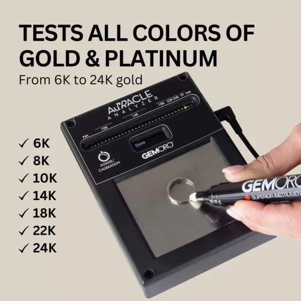 Auracle Analyzer Gold Tester | Accurate Compact Portable Electronic Plastic