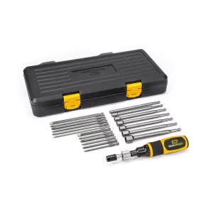 1/4" Drive Torque Screwdriver Set 10-50 in/lbs 20pc with Case Precision Tool
