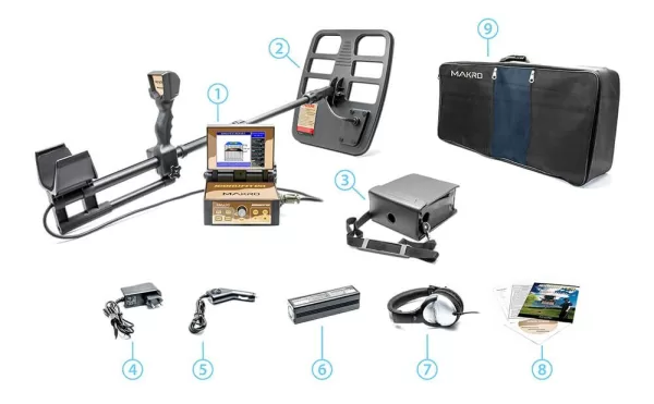 Nokta Jeohunter 3D Dual System Ground Scanner Metal Detector Gold Scanner Probe-