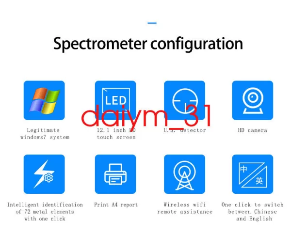 X Ray/XRF Gold Tester Precious Metal Analyzer Jewelry Testing Machine 220v