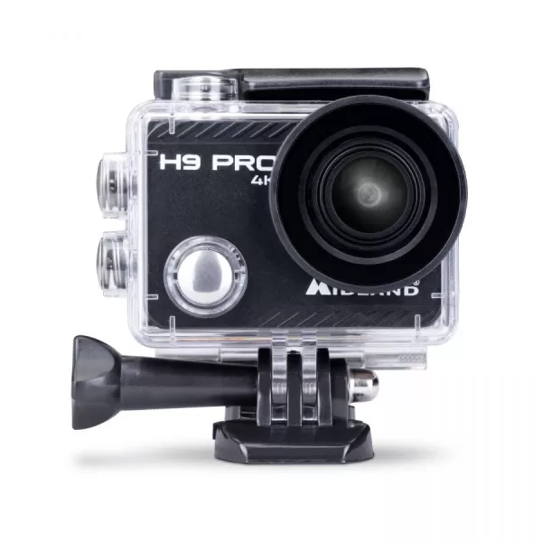 Compact Camcorder, Action Cam, HD 4K, Wi-Fi, Waterproof, 128GB - Midland H9-