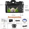4K Digital Vlogging Camera for YouTube 4k Camcorder HD 1080P 48MP Video Camera