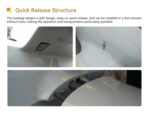 VTOL Fixed Wing UAV Long Range Distance 8Kg Cargo Delivery Drone 10H Flight Time