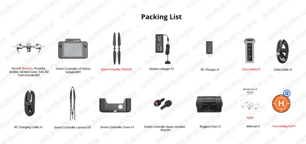 Autel EVO Max 4N Drone Fly More &Night Vision Camera & Infrared Camera Thermal