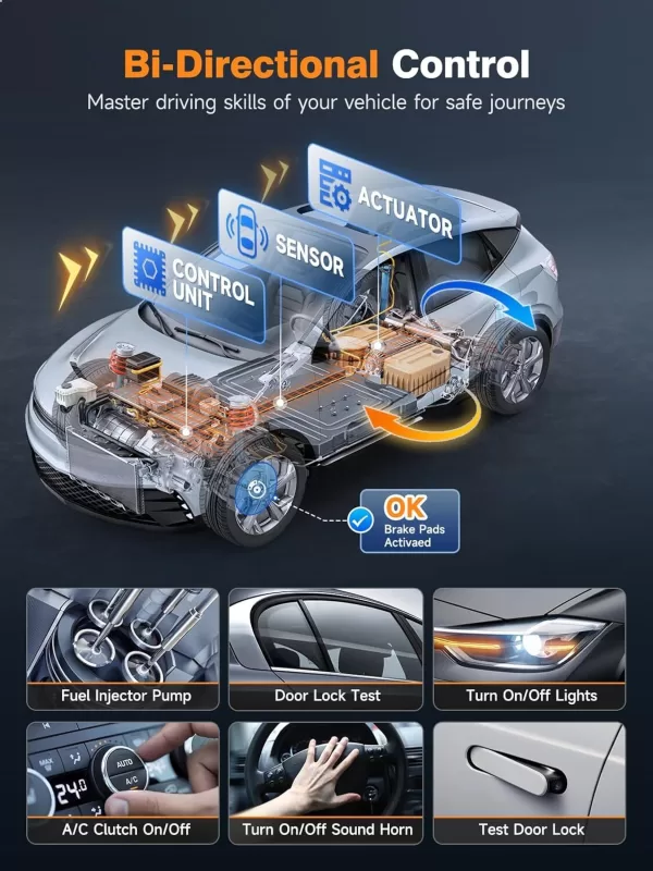 Foxwell NT510 Elite For Subaru Scanner OBD2 Diagnostic Tool Full System Car Scan