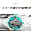 Cordless Electric Rotary Hammer Impact Drill Multi -function Electric Pick Tool