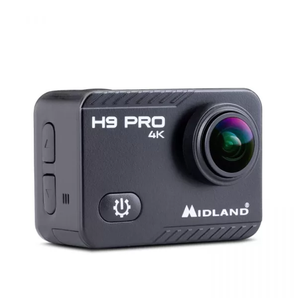 Compact Camcorder, Action Cam, HD 4K, Wi-Fi, Waterproof, 128GB - Midland H9-