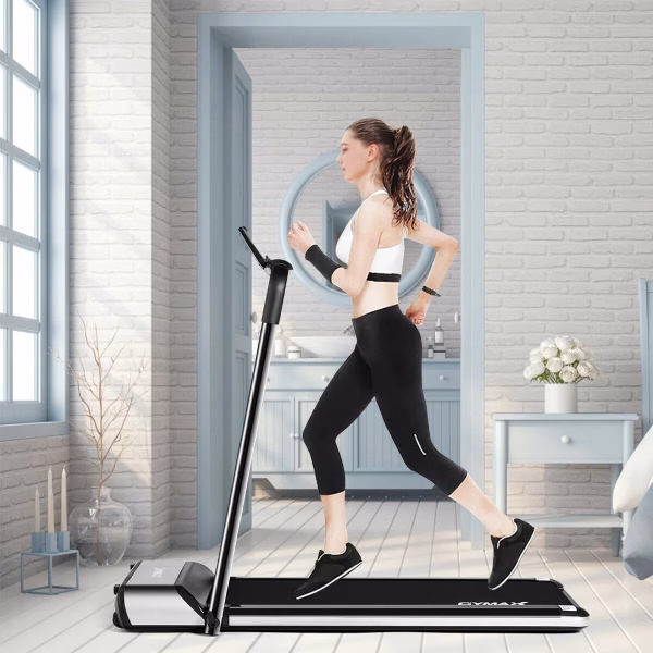 450W Ultra-Thin Electric Folding Treadmill Motorized Running Jogging Machine