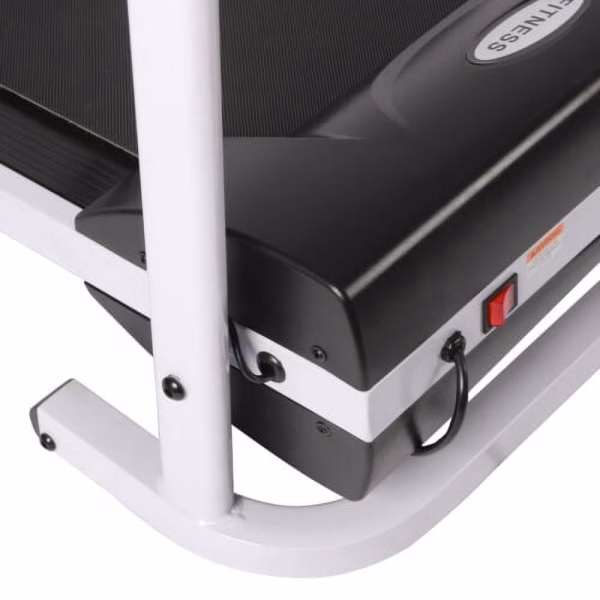 Electric Walking Exercise Treadmill, Black, 220 Lb