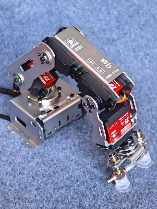 5 DOF Robot Arm Industrial Robotic Arm with 20Kg/25Kg Digital Servos for Raspberry Pi for Arduino Robot DIY Programmable Robot