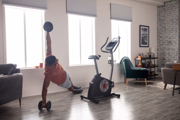 Cycle Trainer 300 Ci Upright Stationary Exercise Bike, Compatible with Ifit Personal Training