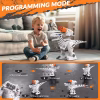 STEMTRON Programmable Remote Control Robot Dinosaur Toy for Kids Interactive Robotic Dinosaur RC Robot with Touch Sensing